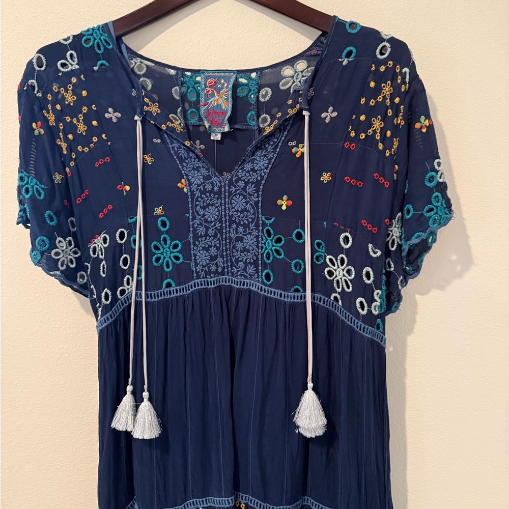 Johnny Was Sarai Dress With Slip NWT - Picture 4 of 7